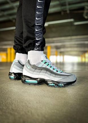 Мужские кроссовки nike air max 95 "mint/grey/black” / smb+ 🔗