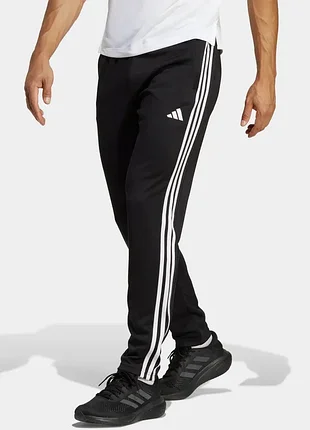 Adidas мужские черные спортивные штаны три полоска без картонной бирки размер xs ib8168