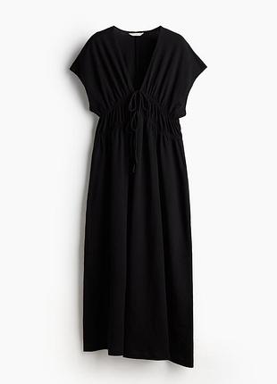 Муслін чорна сукня на м-л h&m