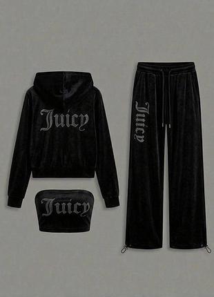 Костюм велюровый juicy оверсайз