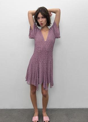 Платье женское из кружева зара zara m