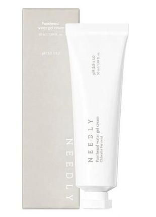 Успокаивающий крем-гель с пантенолом needly panthenol water gel cream (50 мл)