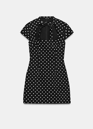 Сукня в горох жіноча zara new
