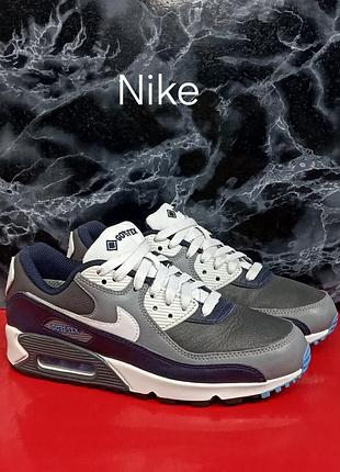Кожаные кроссовки nike air max 90 gore-tex оригинал