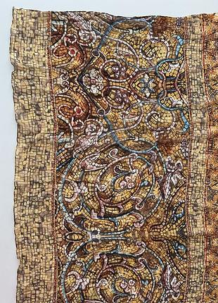 Dolce & gabbana, byzantine mosaic 120×192  оригінальний шарф/палантин