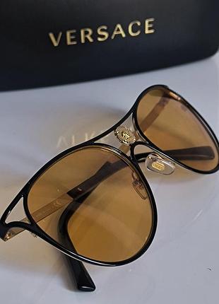 Солнцезащитные очки, оригинал versace " кошачий глаз"