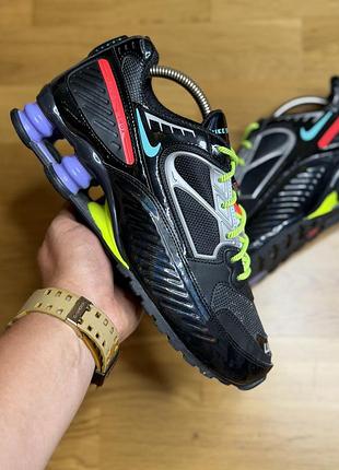 Оригінальні кросівки nike shox enigma purple neon