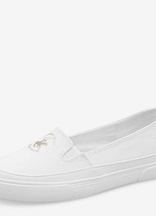 Женские слипоны, кеды beverly hills polo club w-24mvs5023 37 (24.3 см) белые