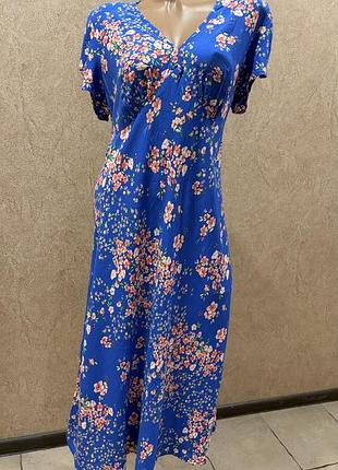 Неймовірна легка сукня-чайного типу (tea dress) з лімітованої капсульної колаборації британських брендів marks & spencer ta ghost. розмір m-l