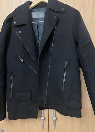 Alexander wang x h&m wool oversized biker jacket coat size