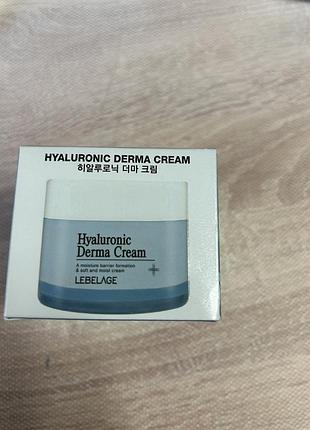 Крем для лица lebelage hyaluronic derma skin увлажняющий с гиалуроновой кислотой 50 мл