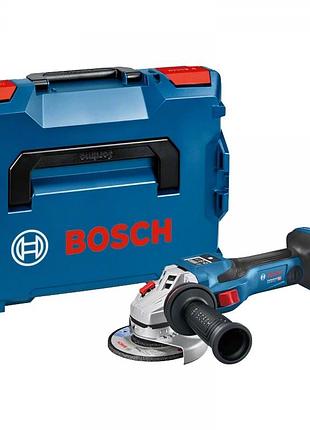 Аккумуляторная угловая шлифмашина (болгарка) bosch professional gws 18v-10 sc+l-boxx (06019g340b) новая!