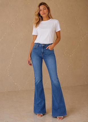 Джинси кльош стрейч pull&bear