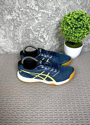 Asics upcourt 4 кроссовки 38 размер спортивные для зала синие