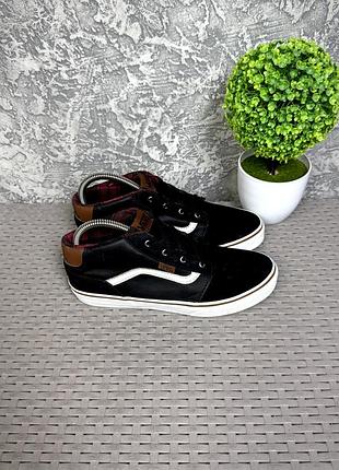 Vans кеды кроссовки 37 размер замшевые спортивные черные