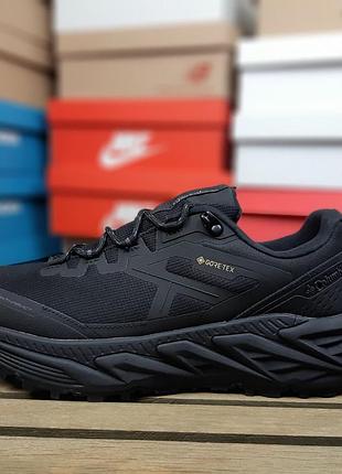 Columbia gore-tex чорні з золотим кросівки чоловічі коламбия кроссовки кросовки