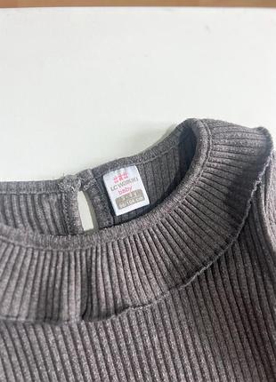 Кофтинка в рубчик 3-4 3