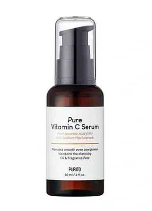 Осветляющая сыворотка для лица с витамином c purito pure vitamin c serum (60 мл)