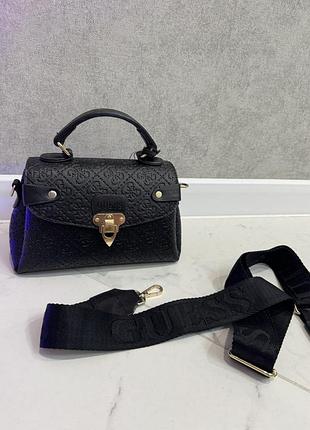 Сумка guess чорна на плече
