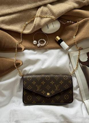 Louis vuitton félicie pochette bag monogram canvas