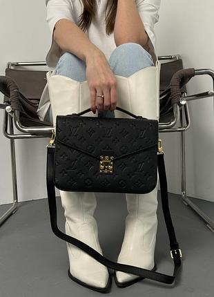 Louis vuitton pochette métis black [оригинальная брендированная коробка]