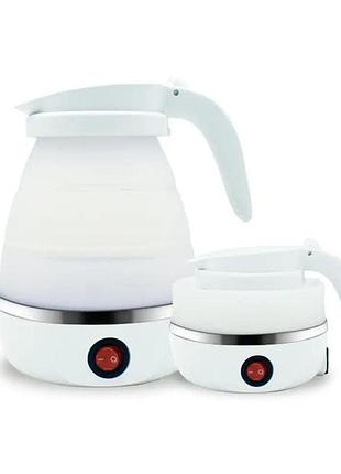 Складной электрочайник hoffmans 0,6l 600w hm-2546 • компактный и удобный чайник для дома и путешествий