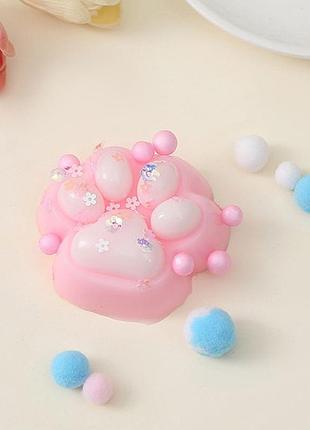 Антистресс игрушка лапка котика squish cat paw · силиконовая тапа - лапка сквиш таба лапка для детей