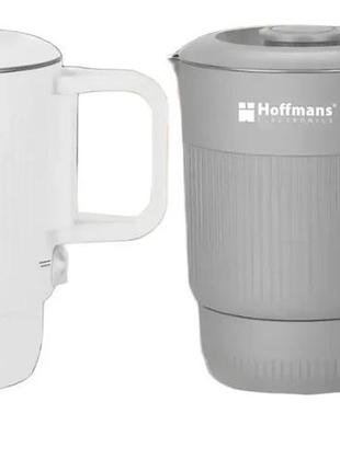 Электрочайник-кастрюля hoffmans hm-2560 • компактная электрокастрюля 2 в 1 на 0,8 л и 1200 вт для воды и простых блюд