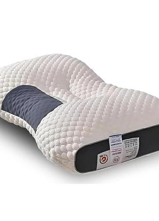 Анатомическая ортопедическая подушка для сна neck support massage pillow • подушка для шеи с эффектом памяти