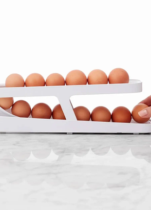 Контейнер для яиц egg pan · двухуровневый органайзер – подставка для хранения яиц в холодильнике