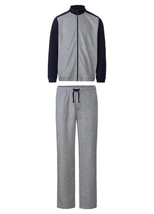 Спортивный костюм (толстовка и штаны) для мужчины livergy lidl 435816 l серый