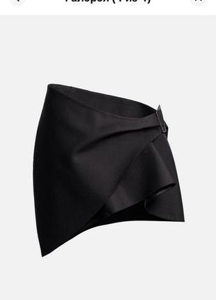 Сама асиметрична міні-спідниця mugler x h&m 🖤 лімітована колекція!