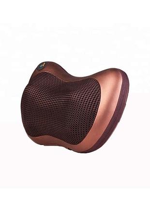 Роликова масажна подушка massage pillow масажер для спини та шиї та інфрачервоним прогріванням