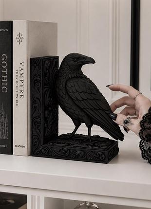 Підставка для книг «ворон»