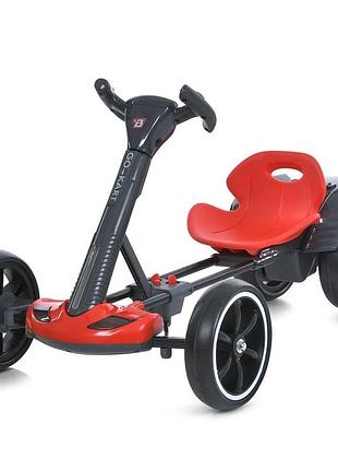 Детский электромобиль go kart f1 с пультом и bluetooth 390 вт красный