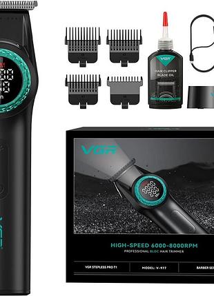 Машинка для стрижки vgr v-001 для стрижки волосся ∙ професійна та зручна машинка vgr v-001