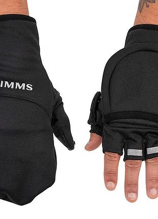 Перчатки simms freestone foldover mitt black xl (13110-001-50)