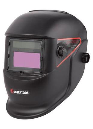 Маска сварщика хамелеон intertool 93 x 43мм x 2 сенсора (sp-0062)