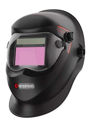 Маска сварщика хамелеон intertool 98 x 53мм x 4 сенсора (sp-0064)