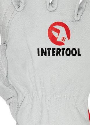 Перчатка intertool овечья кожа 10" (sp-0170) 3