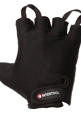 Рукавичка intertool екошкіра amara без пальців 10" (sp-0146) 2