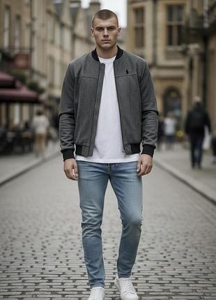 Бомбер ralph lauren графит