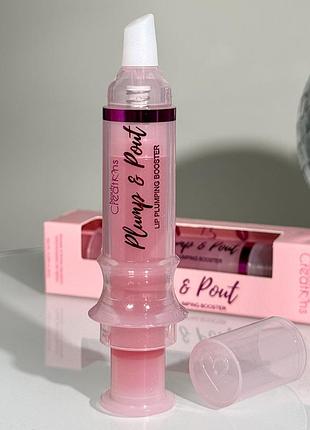 Блиск для збільшення обʼєму губ beauty creations lip plumping booster (blaze) 6 ml