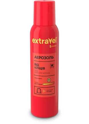 Аэрозоль от клещей extravel superior 100 мл (распродажа!)