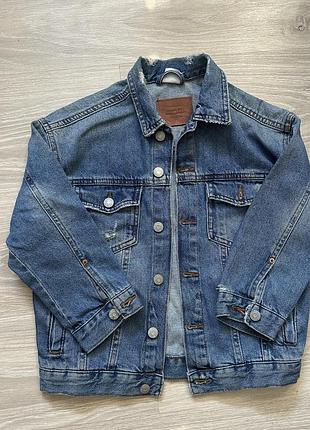 Джинсова куртка zara для хлопчика