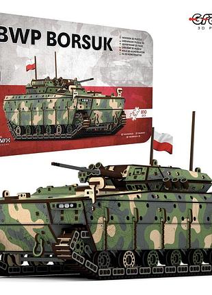 3d пазл механічний із дерева thegravix бмп борсук “bwp borsuk” 810 деталей 31 см 810 деталей