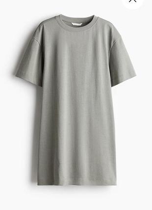 Натуральна сукня-футболка від h&m