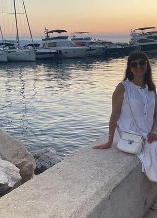 Елегантна жіноча 👜 слінг-сумка через плече з натуральної шкіри