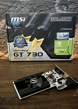 Відеокарта gt 730 2gb msi gddr5(n730k-2gd5lp/oc) б/в
