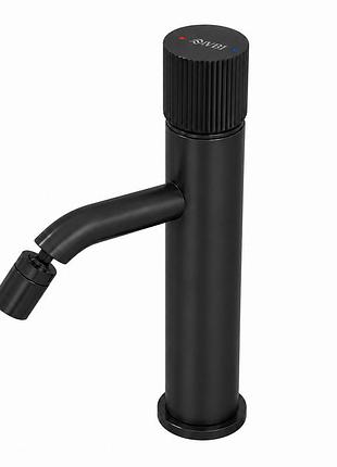 Смеситель для гигиенического душа vbi milano tre black на биде однорычажный черный латунь